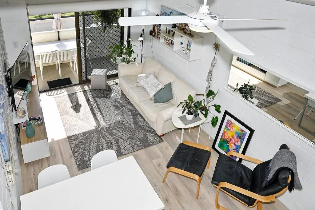 Beachfront 1Br, Loft - Surf, Cafe, Relax Marcoola Lägenhet